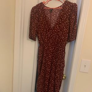 Floral jumpsuit with pockets